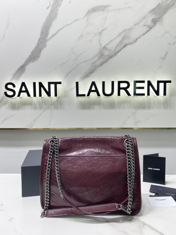 YSL Saint Laurent's Niki's Medium Handbag - Jujube - Image 5