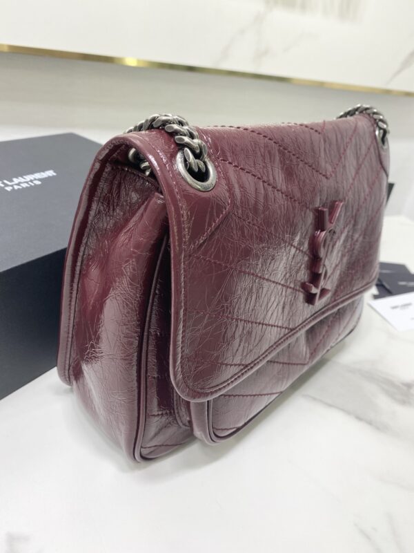 YSL Saint Laurent's Niki's Medium Handbag - Jujube - Image 4