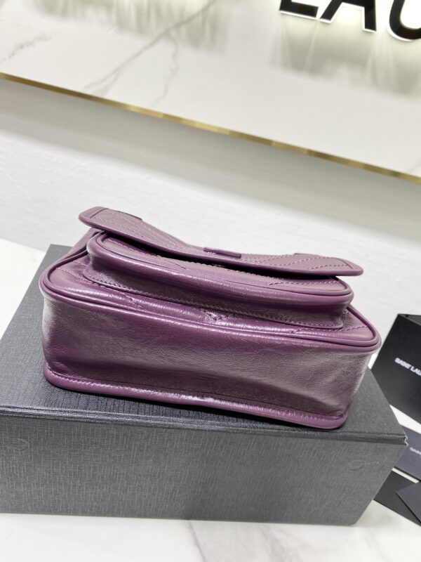 YSL Saint Laurent's Niki's Small Handbag - Purple - Image 3