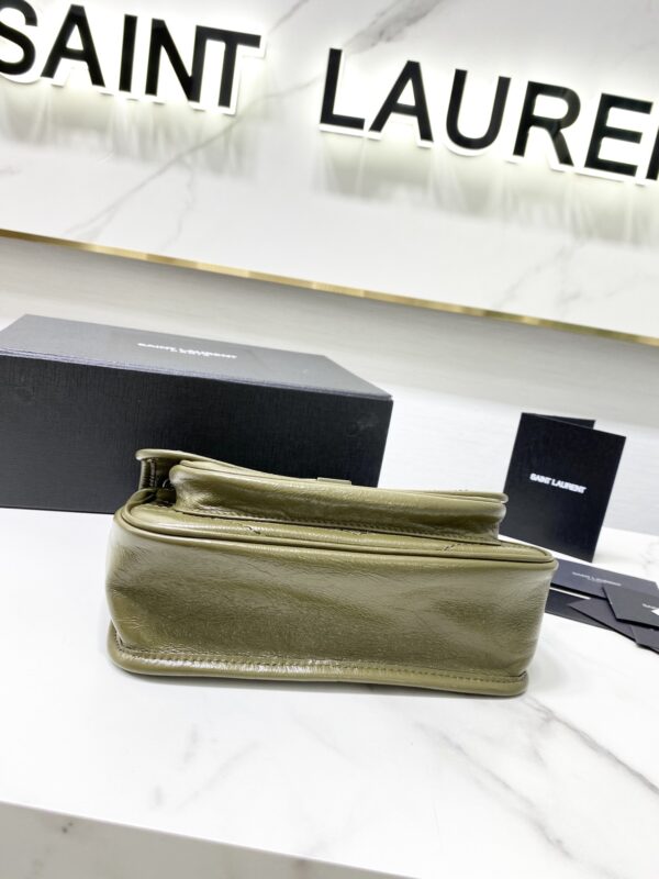 YSL Saint Laurent's Niki's Small Handbag - Oilve Green - Image 2