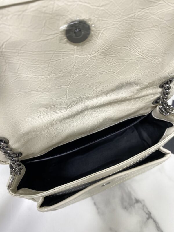 YSL Saint Laurent's Niki's Small Handbag - Milky White - Image 2