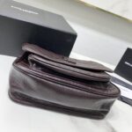 YSL Saint Laurent's Niki's Small Handbag - Maroon - Image 3