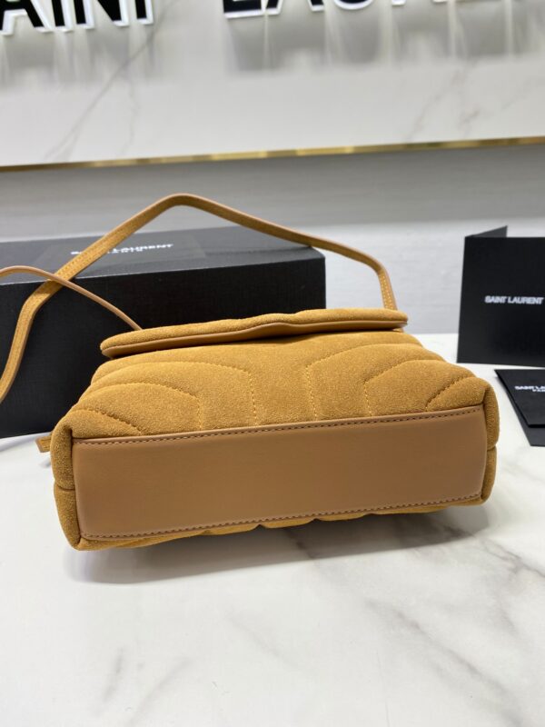 YSL LouLou Y-Shaped Medium Shoulder Bag - Brown - Image 4