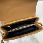 YSL LouLou Y-Shaped Small Shoulder Bag - Brown - Image 2