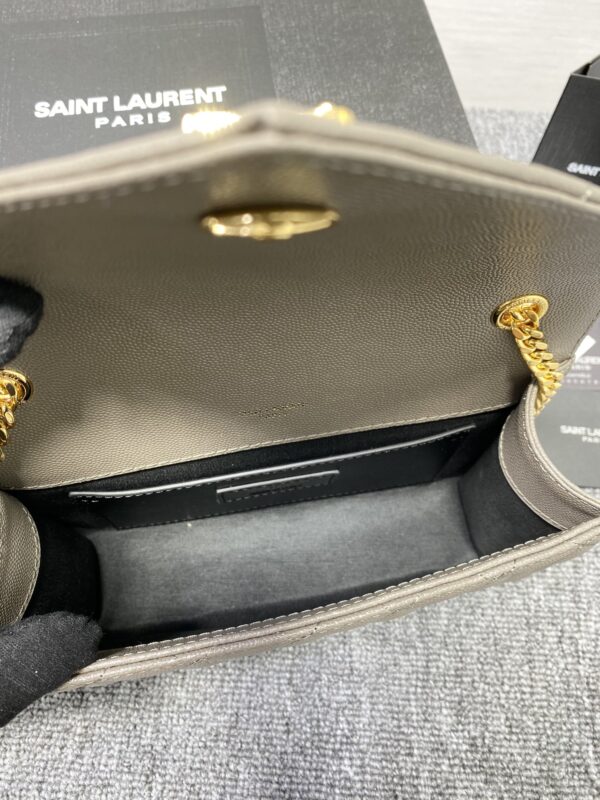 YSL Small Envelope Bag - Gray - Image 2