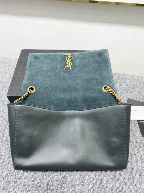 YSL Yves Saint Laurent Plain Chain Handbag - Sea Green - Image 2