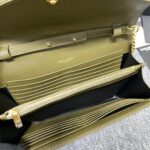 YSL Yves Saint Laurent Clutch Bag - Peanut Green - Image 4