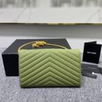 YSL Yves Saint Laurent Clutch Bag - Green - Image 5