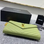 YSL Yves Saint Laurent Clutch Bag - Green - Image 4