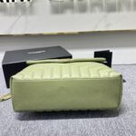 YSL LouLou Y-Shaped Satchel Large Handbag - Light Green - Image 3