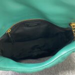 YSL Lou Lou's Large Canvas Cloud Bag - Sea Green - Image 2