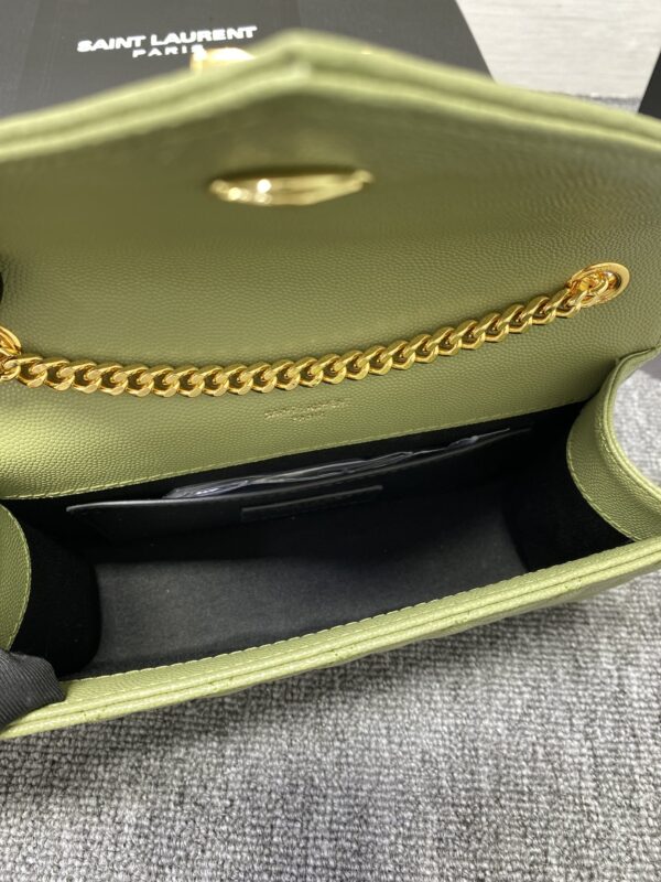 YSL Small Envelope Bag - Light Green - Image 2