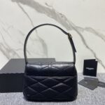 YSL Underarm Bag - Black - Image 5