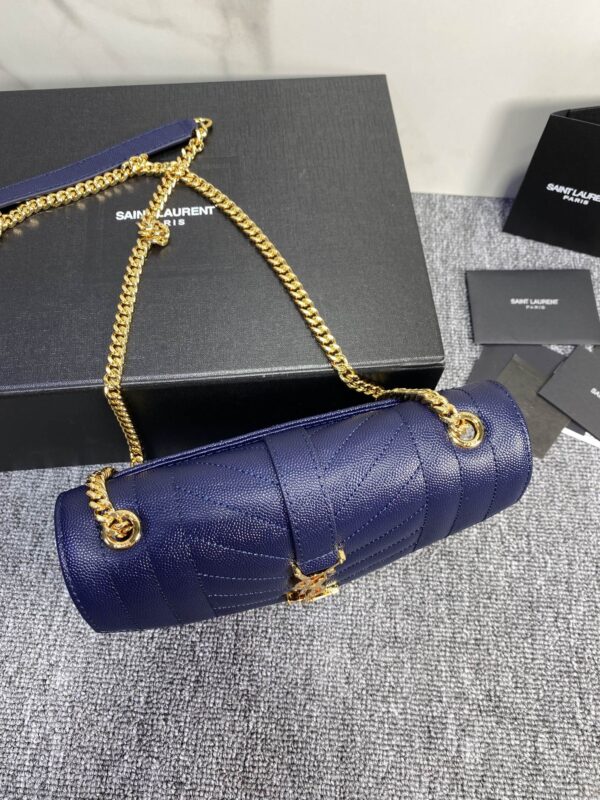 YSL Small Envelope Bag - Blue - Image 3