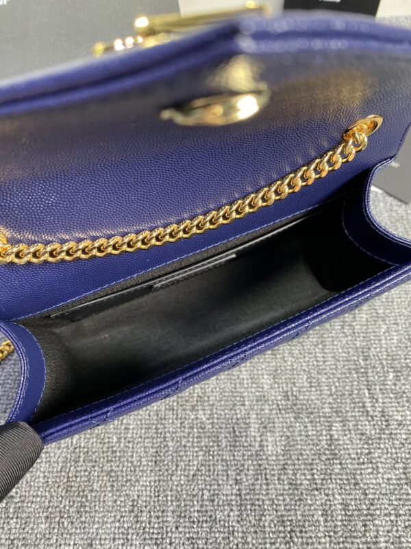 YSL Small Envelope Bag - Blue - Image 2
