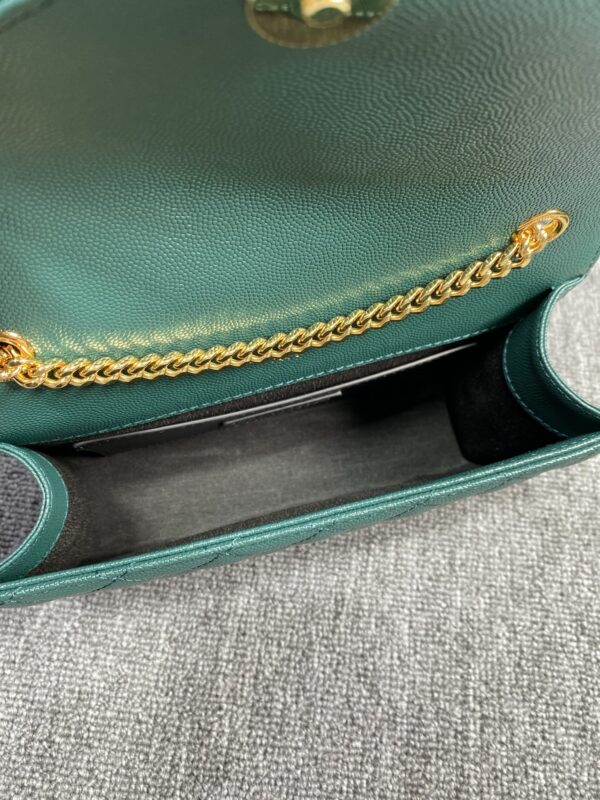 YSL Small Envelope Bag - Sea Green - Image 2