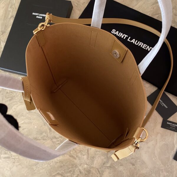 YSL Saint Laurent Shopping Tote Bag - Brown - Image 2