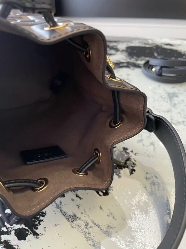Fendi Mini Bucket Handbag - Brown/Black - Image 2