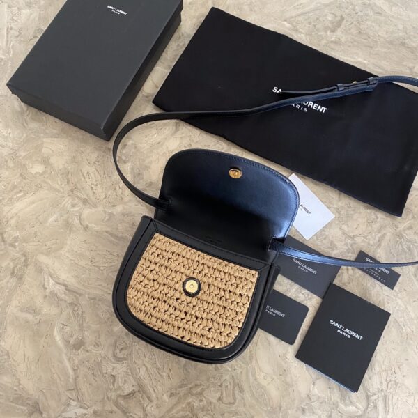 YSL Kate Raffia Straw Bag - Image 5