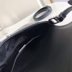 Prada Large Flap Armpit Bag - Black - Image 2