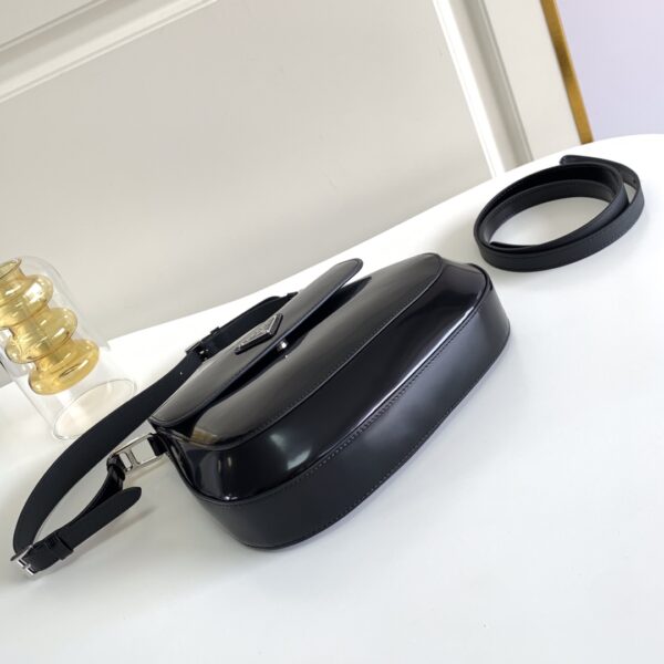 Prada Large Flap Armpit Bag - Black - Image 3