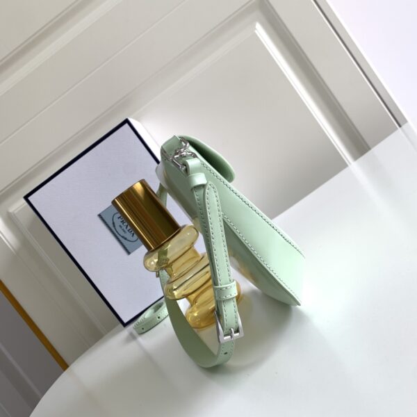 Prada Mini Flap Armpit Bag - Green - Image 5