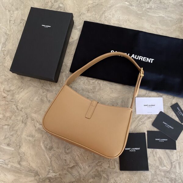 YSL’s New Armpit Bag - Caramel - Image 4