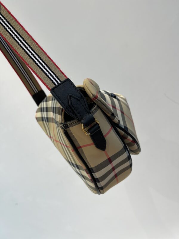 Burberry Cotton Bear Head Shoulder Crossbody Bag - Image 5