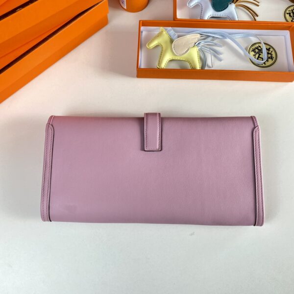 Hermes Jige Elan Clutch – Mallow Purple - Image 4