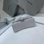 Balenciaga  Heavy-Hitting Small Hourglass Bag - Silver - Image 4