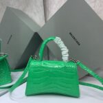 Balenciaga Heavyweight Hourglass Small Bag - Light Green - Image 5