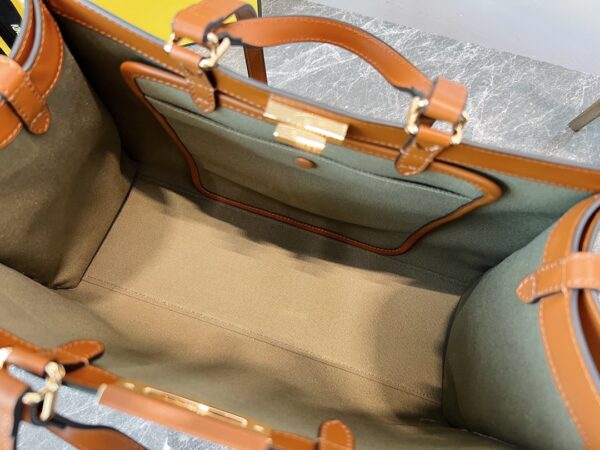 Fendi Old Flower Tote Bag - Brown - Image 3