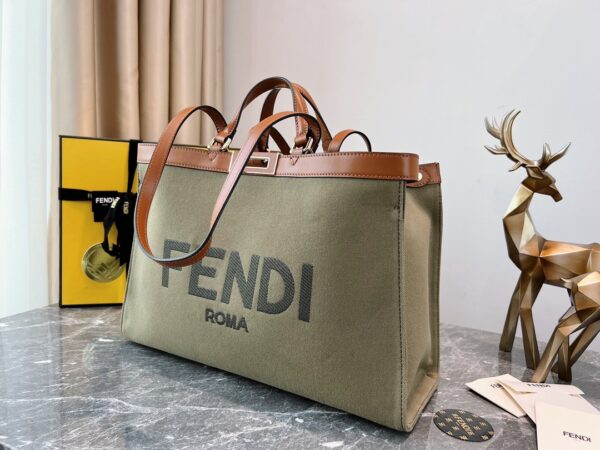 Fendi Logo Tote Bag - Image 4