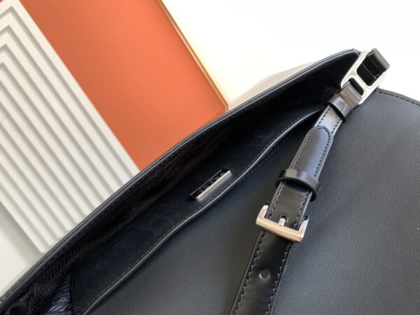 Prada Flip-Top Shoulder Bag - Black - Image 2