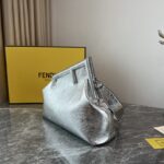 Fendi First Large Handbag - Silver - Image 5