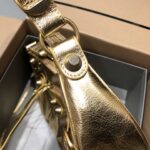 Balenciaga Le Cagole Half-Moon Small Armpit Dumpling Bag - Golden - Image 2