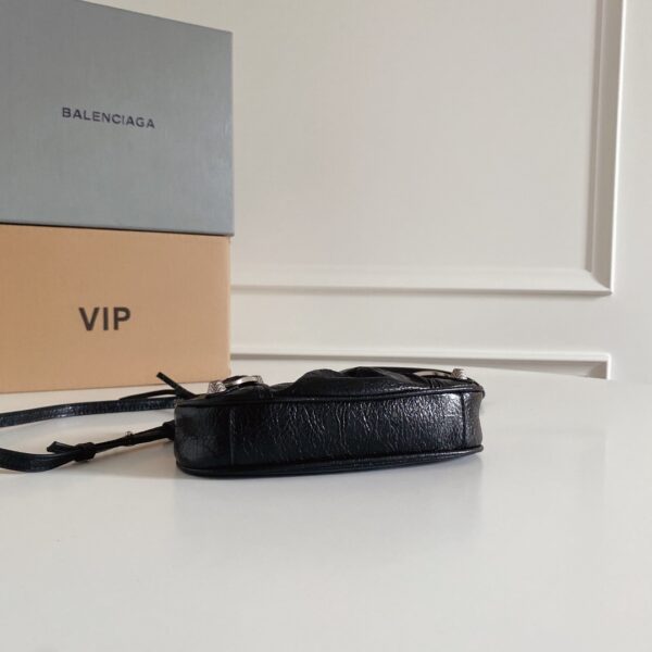 Balenciaga Le Cagole Mini Armpit Bag - Black - Image 4