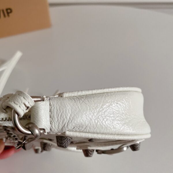 Balenciaga Le Cagole Mini Armpit Bag - White - Image 2