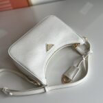Prada Hobo Shoulder Handbag - White - Image 4