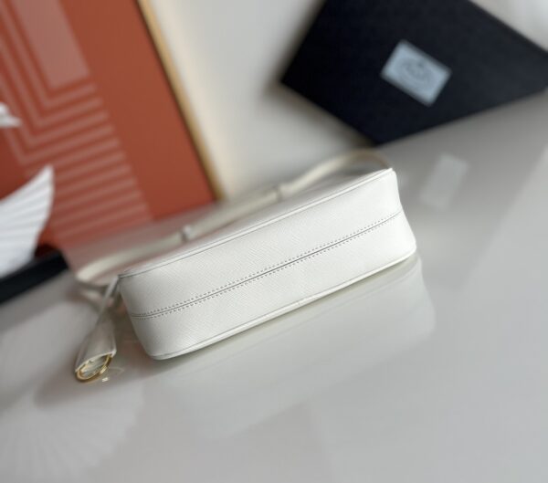 Prada Hobo Shoulder Handbag - White - Image 3