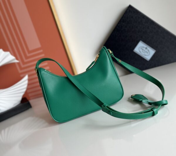 Prada Hobo Shoulder Handbag - Green - Image 5