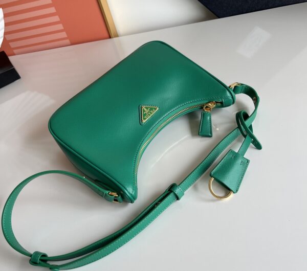 Prada Hobo Shoulder Handbag - Green - Image 4