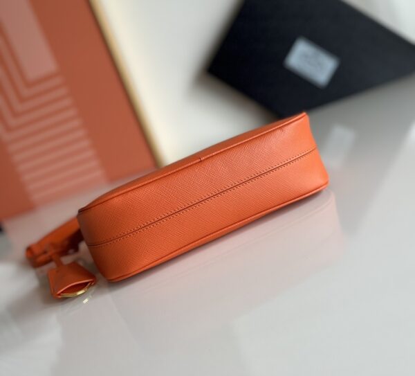 Prada Hobo Shoulder Handbag - Orange - Image 3