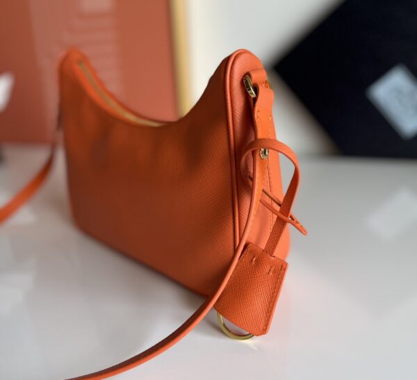 Prada Hobo Shoulder Handbag - Orange - Image 5
