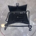 Balenciaga Hourglass Chain Bag - Black - Image 3