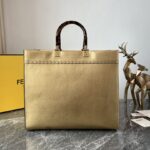Fendi Sunshine Small Tote Bag - Gold - Image 4