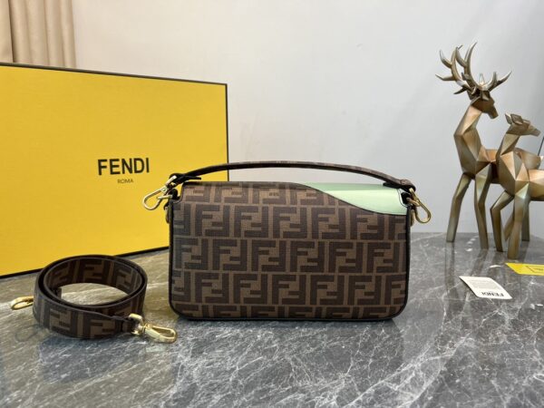 Fendi Baguette Medium Bag - Yellow - Image 4