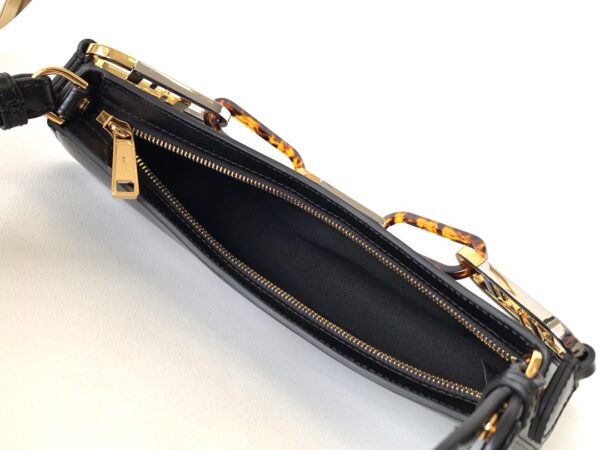 Fendi O'Lock Swing Handbag - Black - Image 3