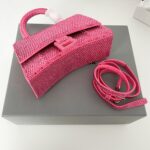 Balenciaga Super Mini Hourglass Bag - Pink - Image 4