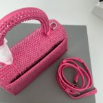 Balenciaga Super Mini Hourglass Bag - Pink - Image 3